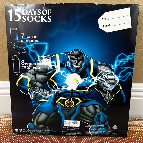 NWT Justice League 15 days of sock set 🧦🎄 - Picture 2 of 2